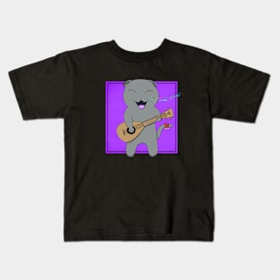 Bard Cat Kids T-Shirt